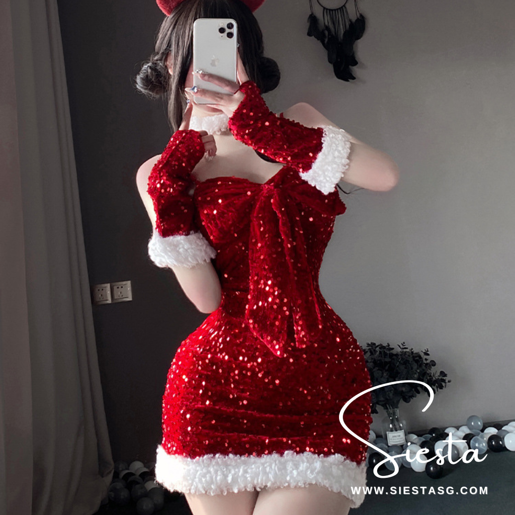 Siesta X023 Sparkling Mini Party Dress