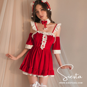 Siesta X025 Ruffle Strap Maid Dress
