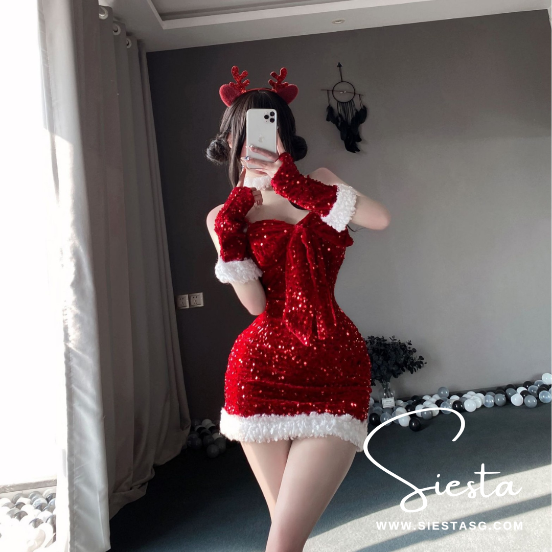 Siesta X023 Sparkling Mini Party Dress
