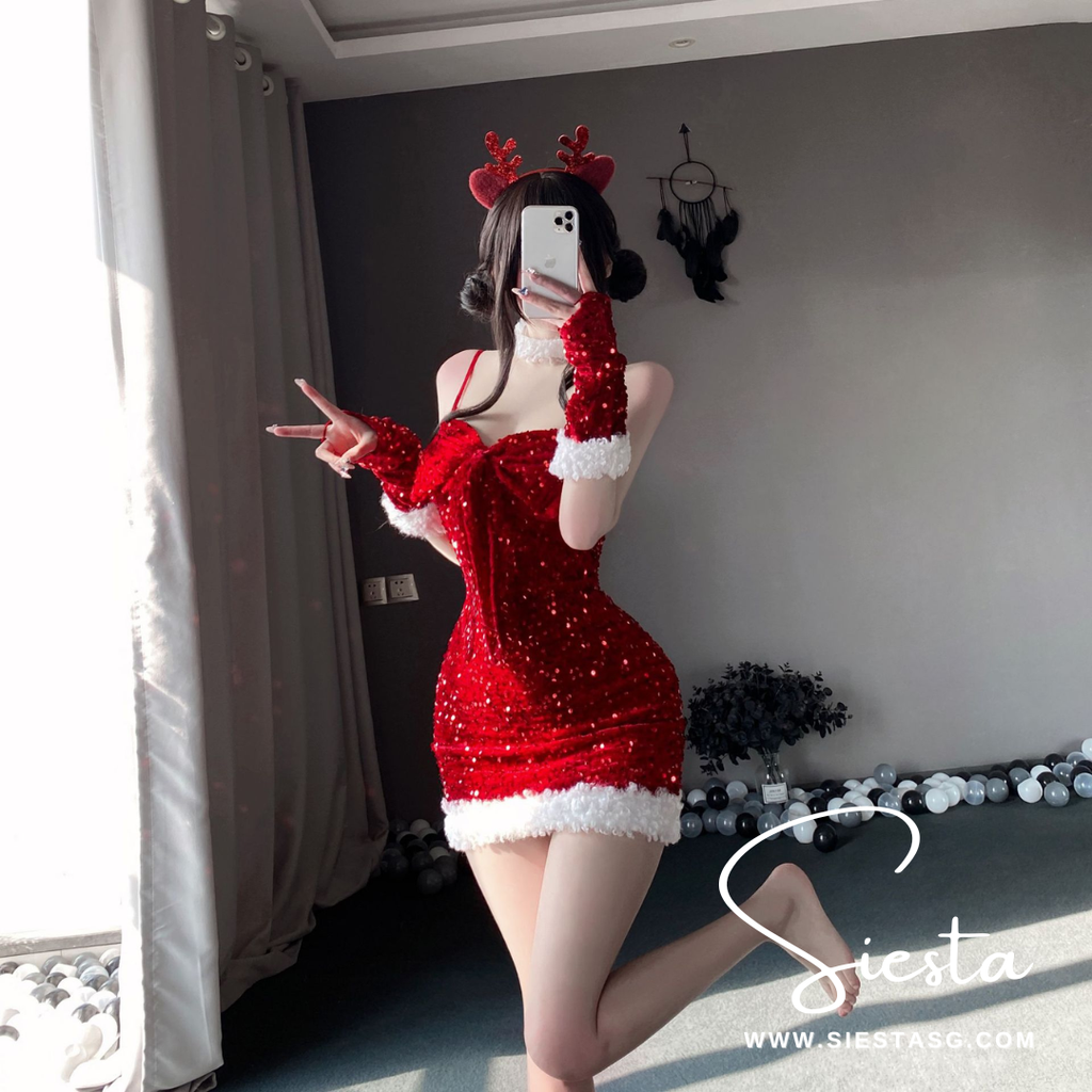 Siesta X023 Sparkling Mini Party Dress