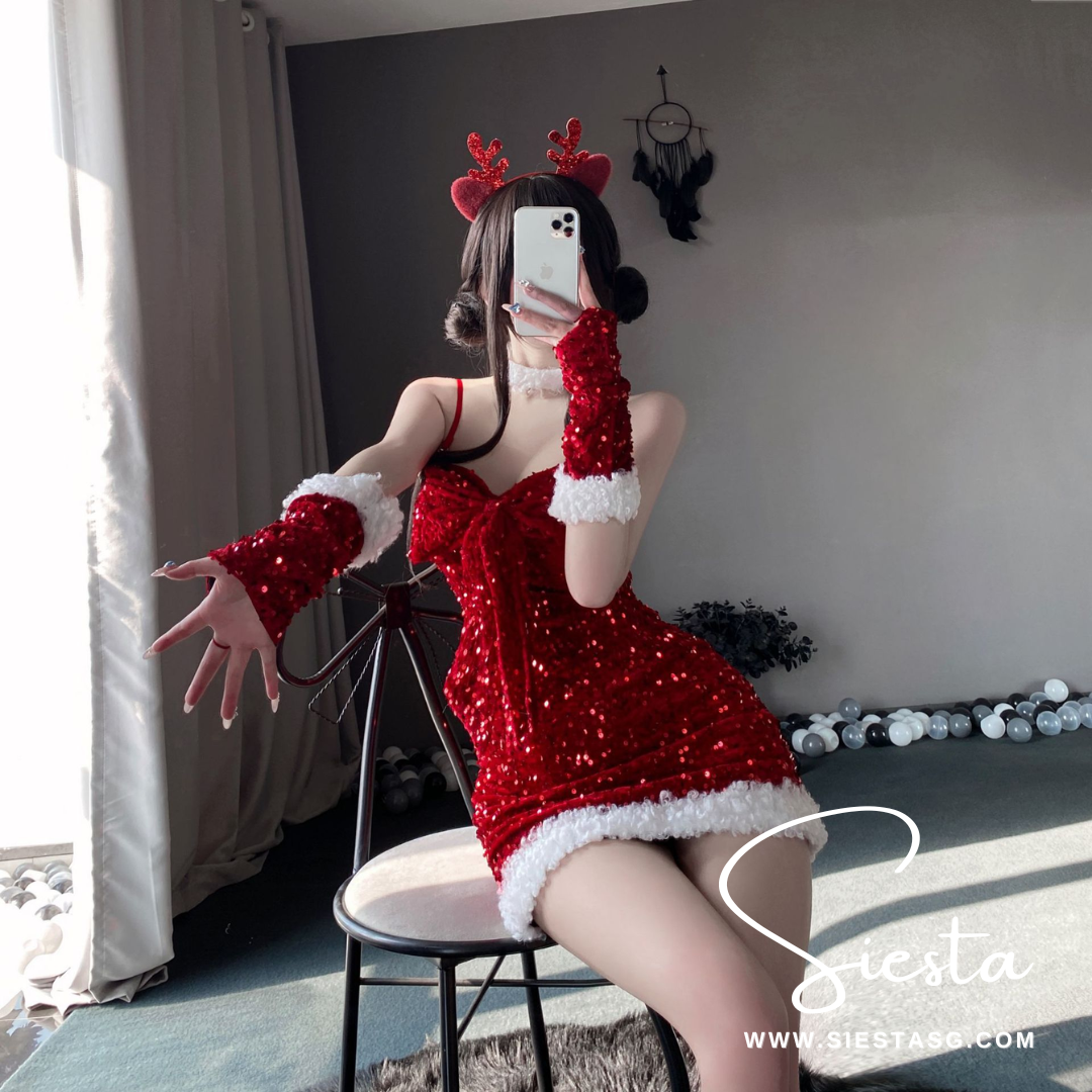 Siesta X023 Sparkling Mini Party Dress