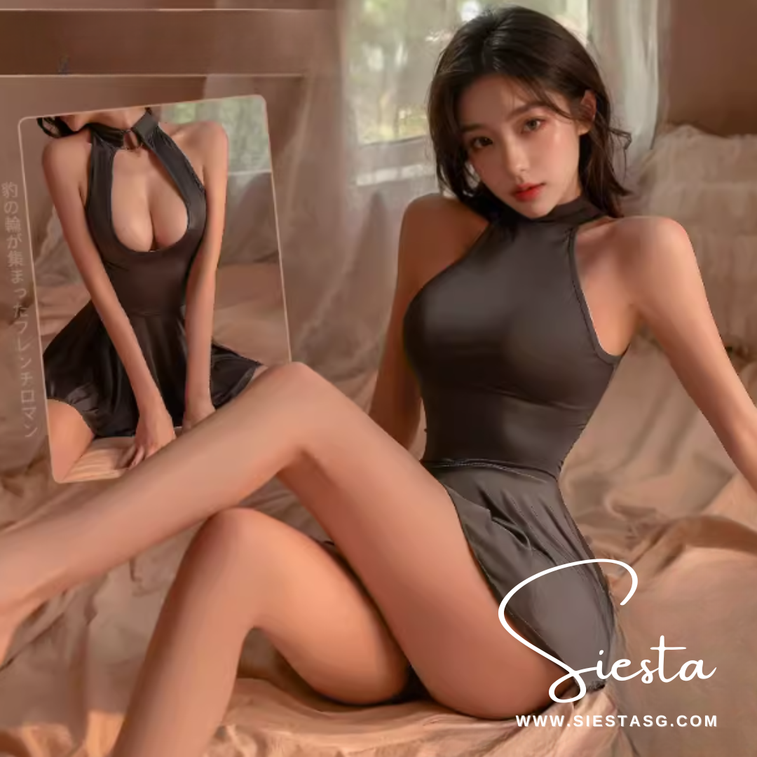F076 Reversible See-through Dress with Nipple Cover