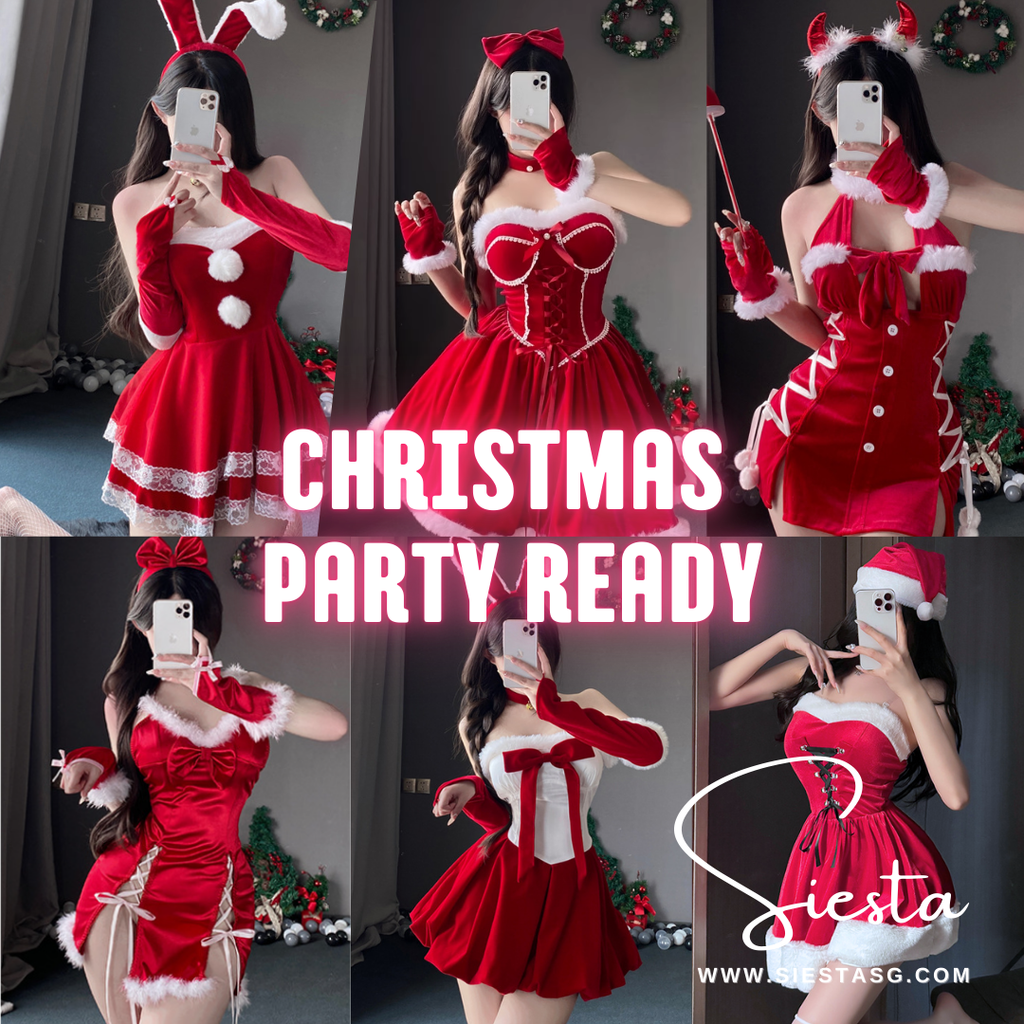 Siesta Christmas Surprise Mystery Set - 2 Random Outfits with Free Xmas Hat & Stockings
