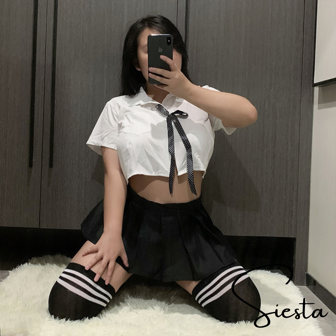 P021 Cheerleader School Girl Uniform