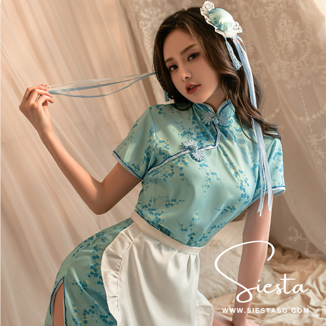 F116 Street Fighter Chun-Li Cosplay - Sexy Blue Warrior