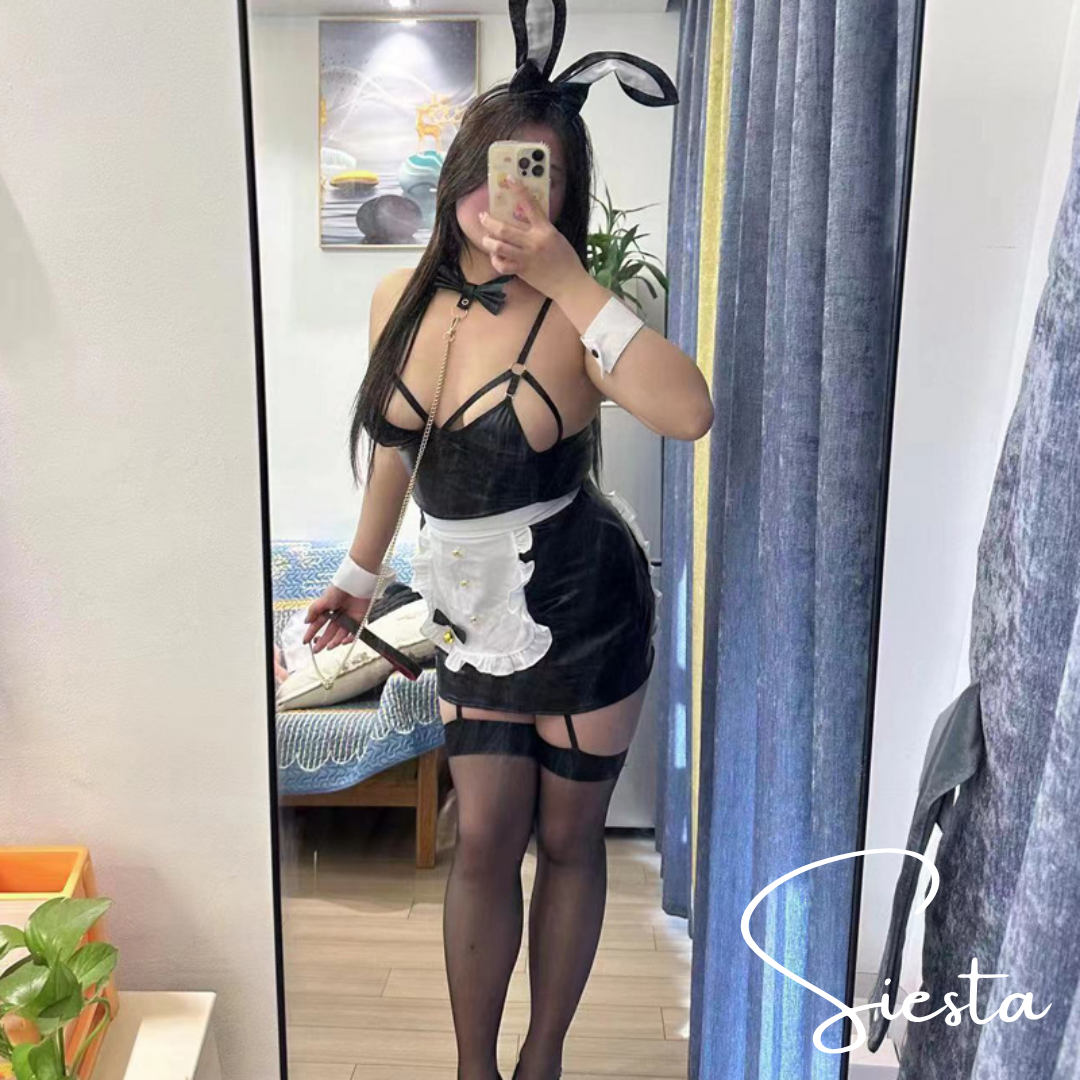 P088 Bunny Waitress Maid Set Plus Size