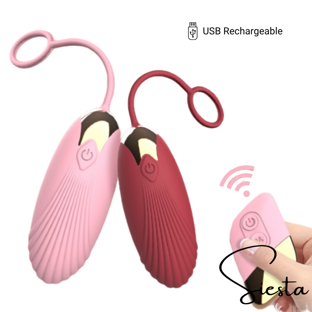 T05 Seashell Remote Control Vibrator | Wearable Egg Vibrator USB Rechargeable | 60min Wireless Silent Bullet Toy