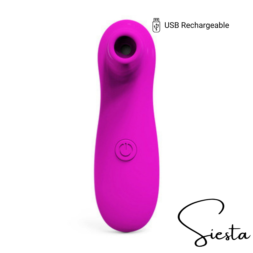 T07 Sucking Vibrations - Nipple & Clitoral Stimulator for Women | Oral Suction Vibrator | USB Rechargeable Adult Toy
