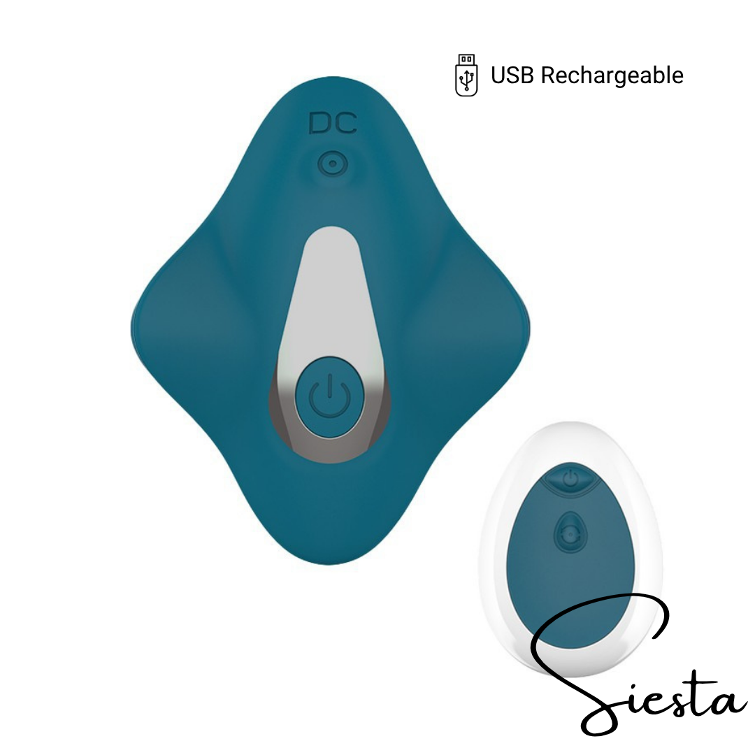 T08 Butterfly Vibrating Egg with Remote | 10 Vibration Modes | USB Rechargeable Wireless Clitoral Stimulator