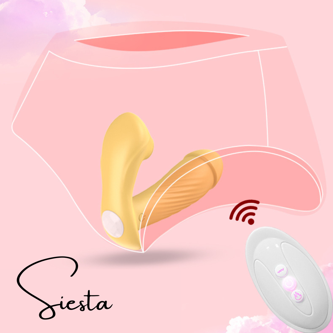 T23 Dual-Ended 2-in-1 Vibrator with Suction & Warming | Remote Control | USB Rechargeable | Heats Up to 42°C