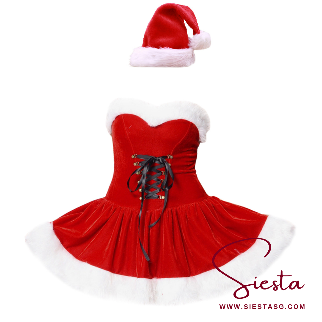 Siesta X008 Classic Velvet Corset Party Dress