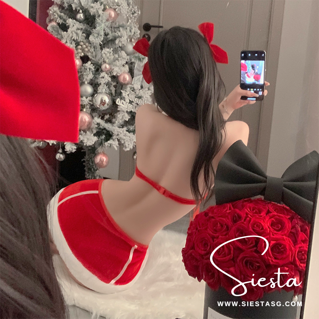 Siesta X011 Halter Collar Cut-Out Dress