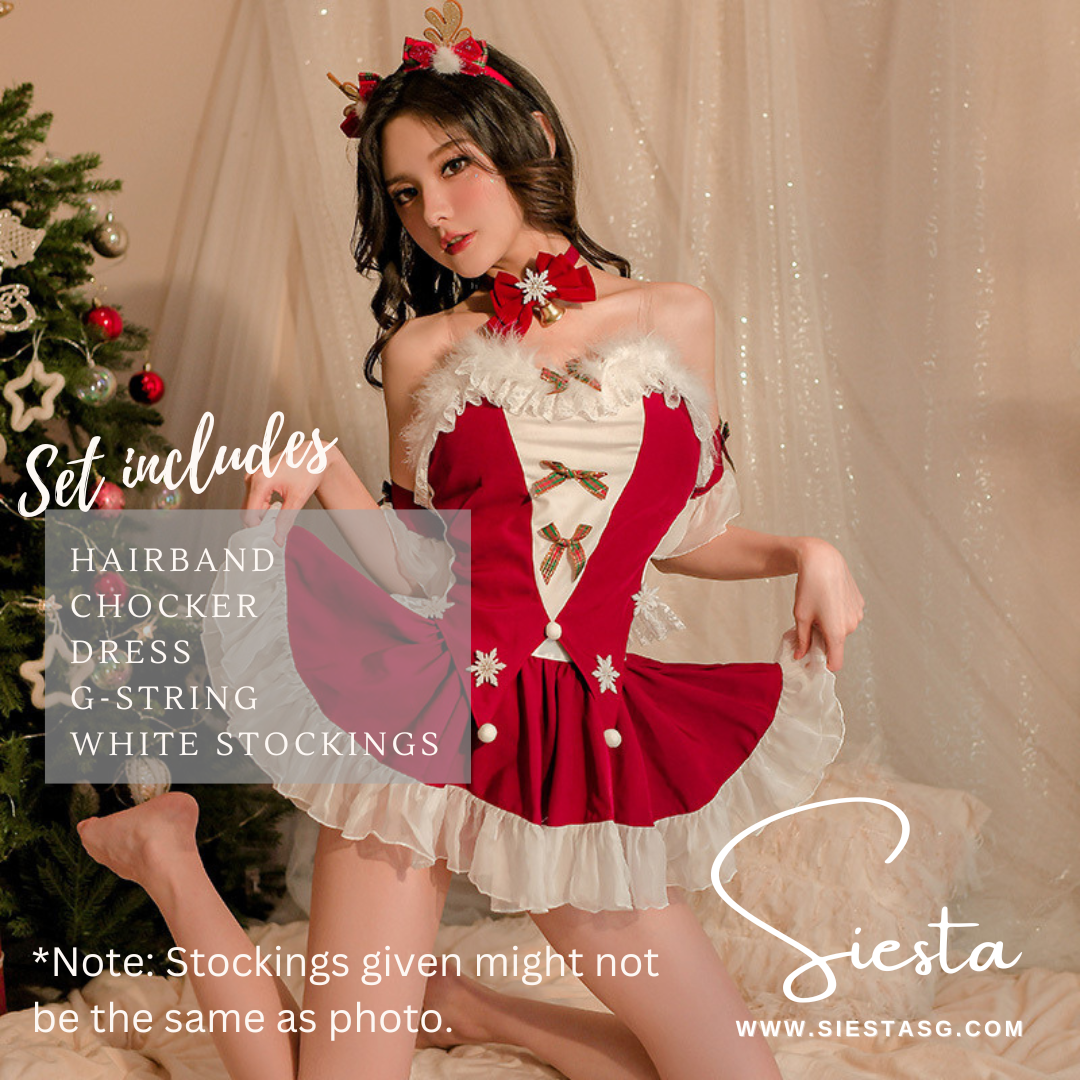 Siesta X018 Ribbon Bow Lingerie Dress