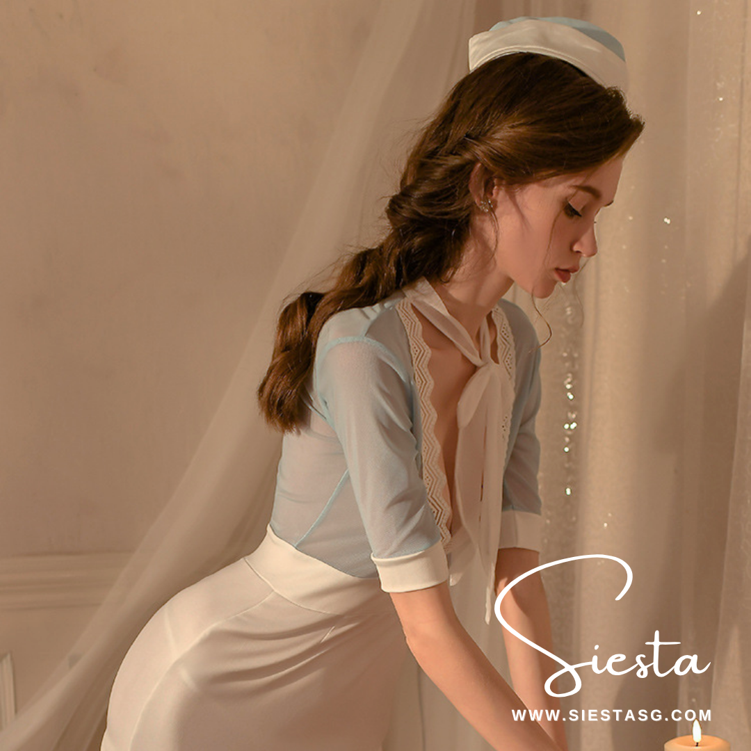 F094 Dreamy Sheer Air Stewardess