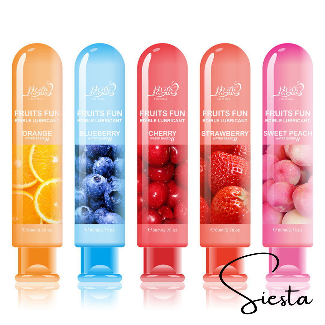 LB01 80ml Edible Lubricant Fruity Flavours | Water-Based Oral Play Lube