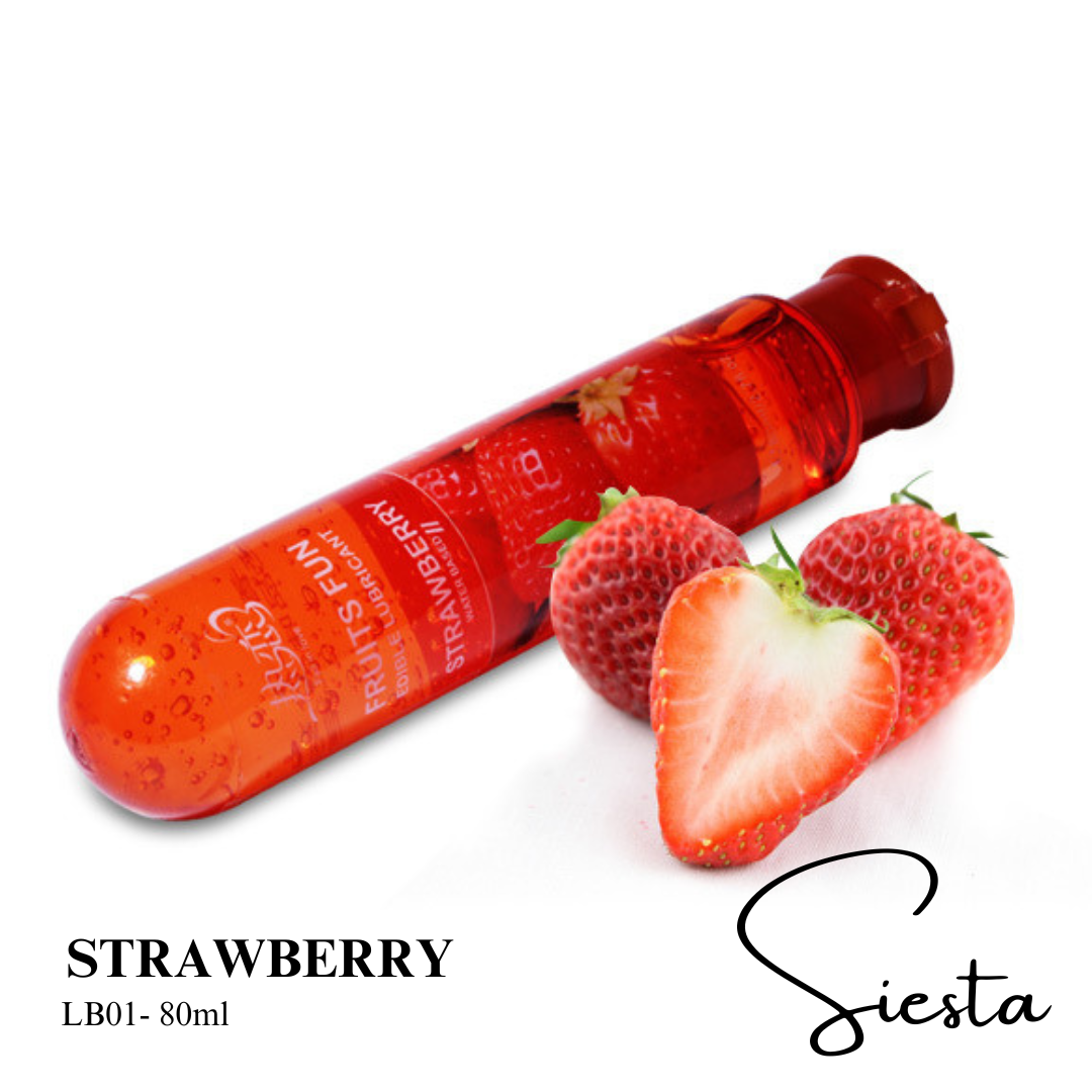 LB01 80ml Edible Lubricant Fruity Flavours | Water-Based Oral Play Lube